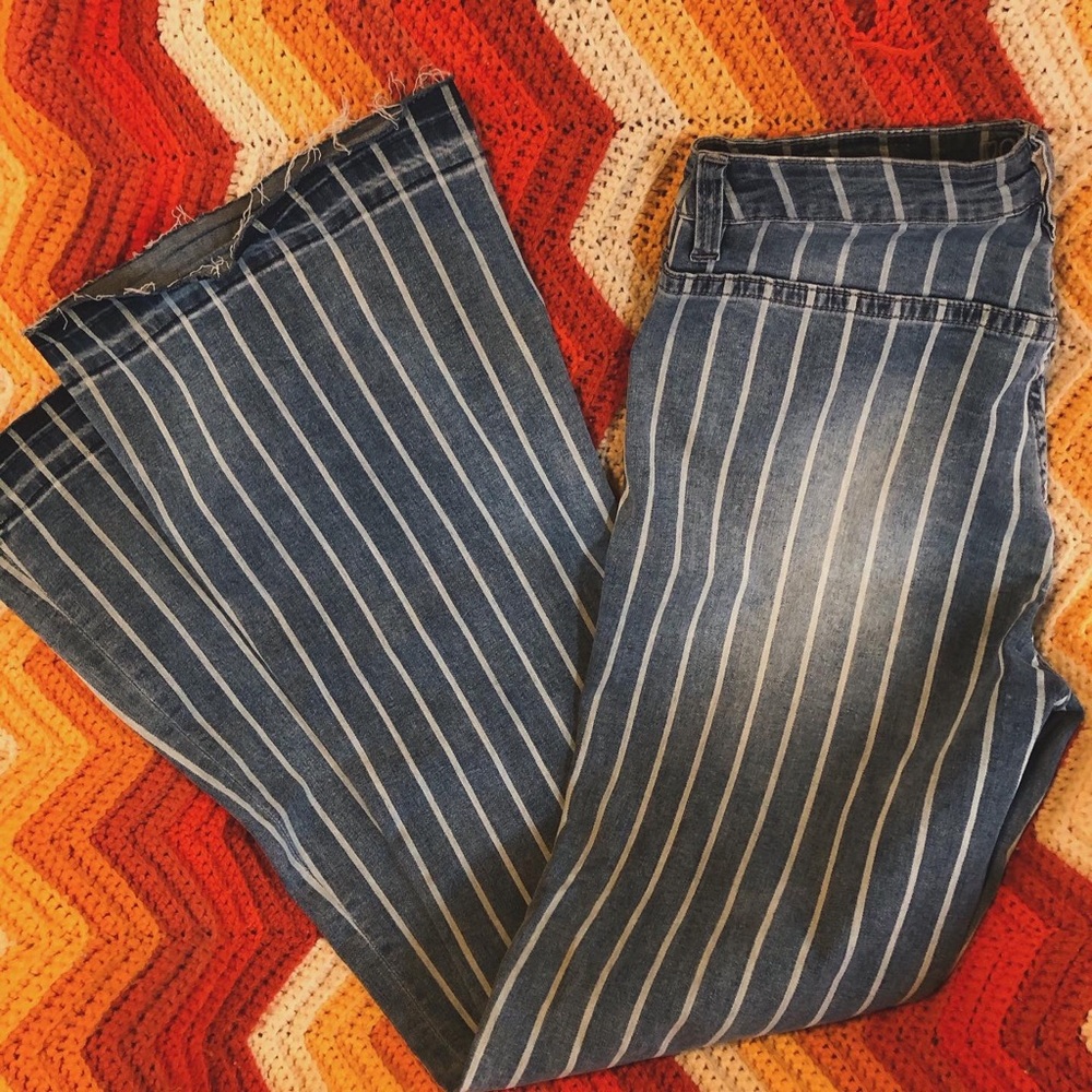 Striped Rock & Roll Denim